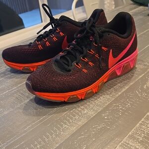 Nike Black and Red Sneakers